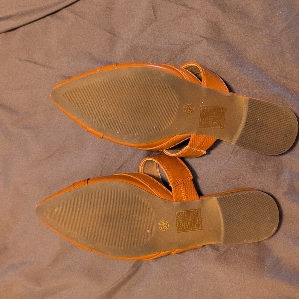 Women's Tan Slip-On Shoes - Picture 2 of 2